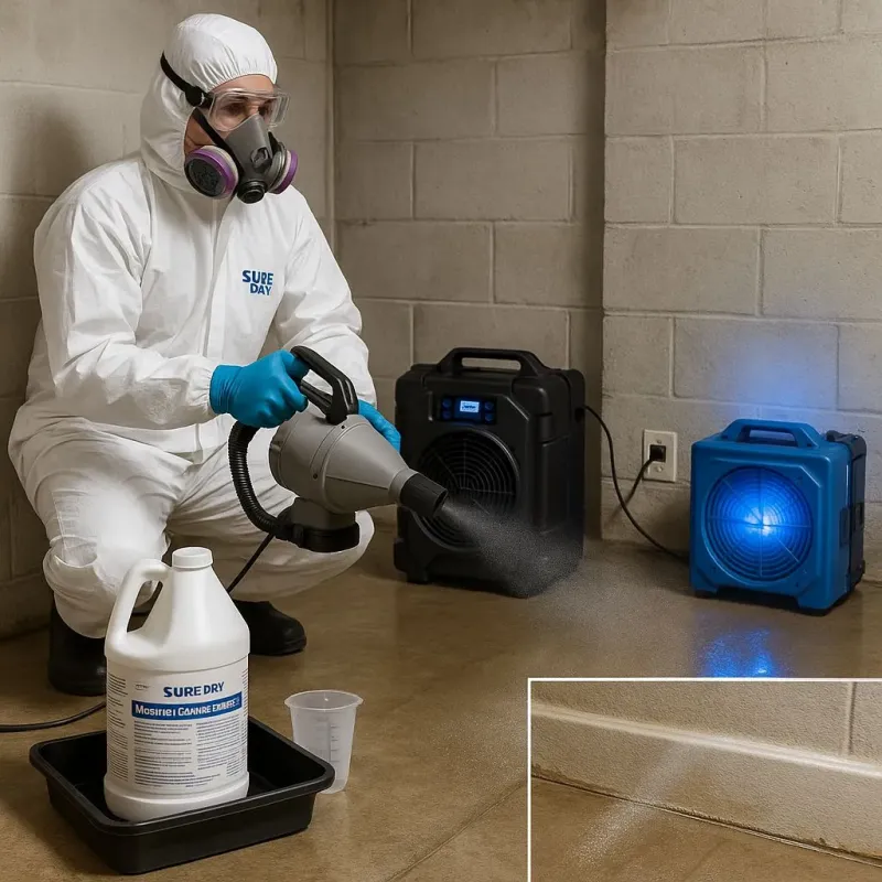 Sanitization and Odor Removal process in Desert Shores, CA