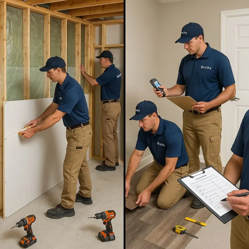 Repairs and Reconstruction process in Desert Shores, CA